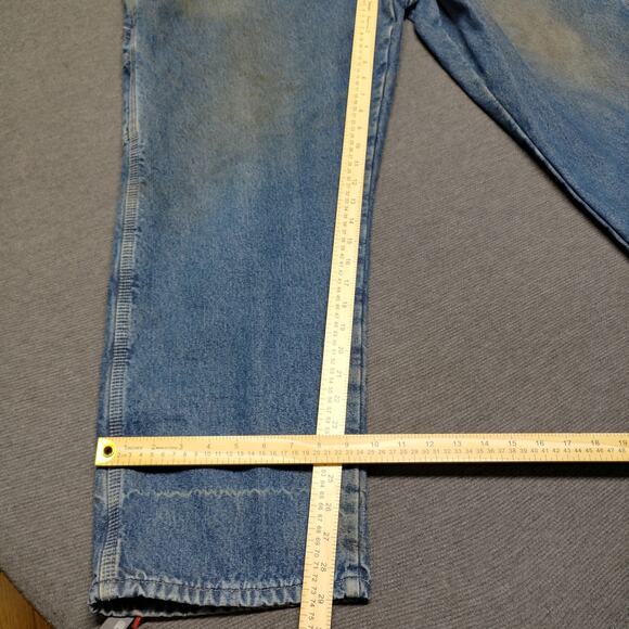 Wrangler Rugged Wear Fleece Lined Relaxed Carpenter Jeans 38 x 30 - Picture 6 of 9